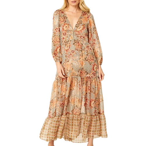 Anahita Dress in Flora Tile Mix 