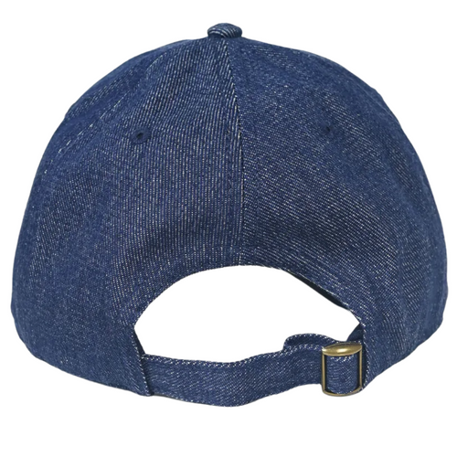 Baseball Hat Pop Heart Denim in Dark Denim 