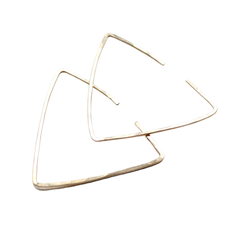 Small Gold Filled Geometric Earrings 