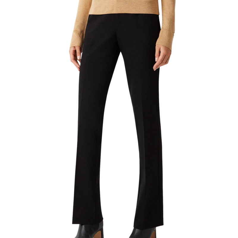 Courtlandt Slim Bootcut Pant in Black 