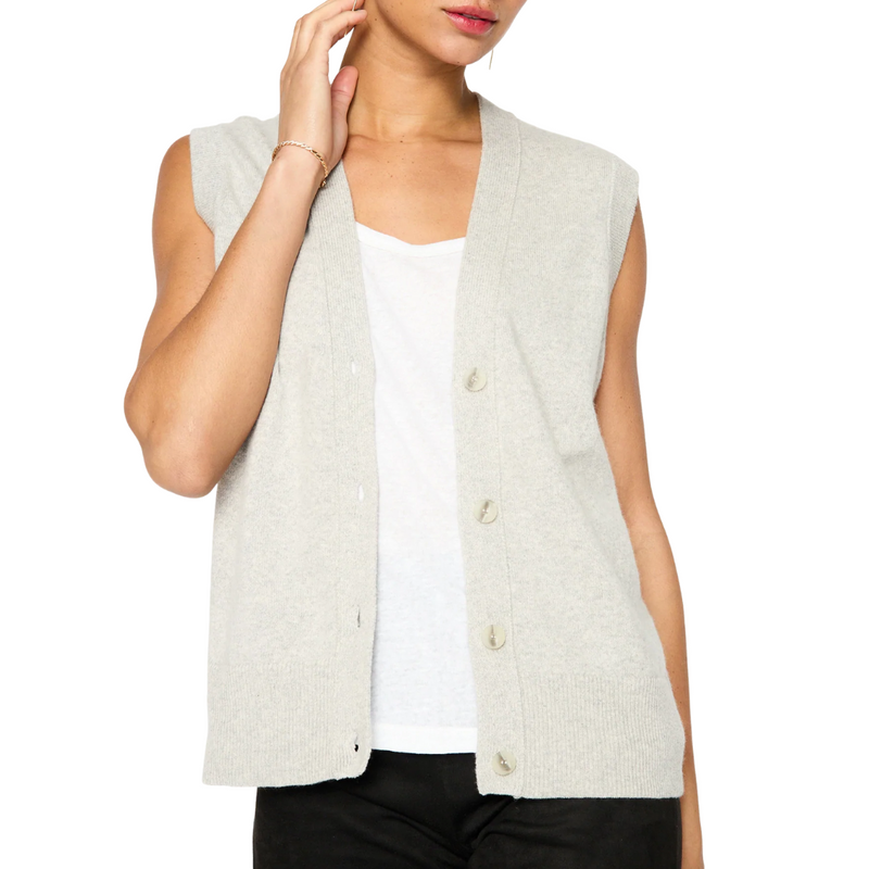 Vest Tank Looker in Oyster Grey Mélange