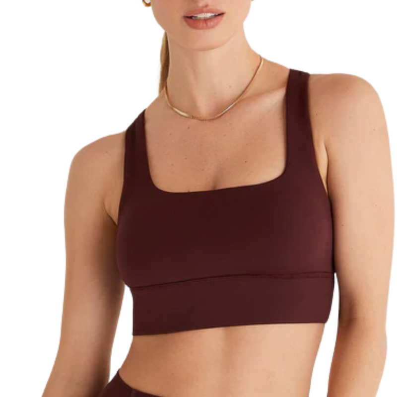 Elevate Sports Bra in Fig