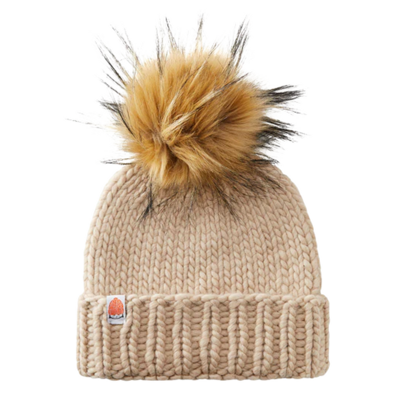 The Rutherford Beanie in Camel