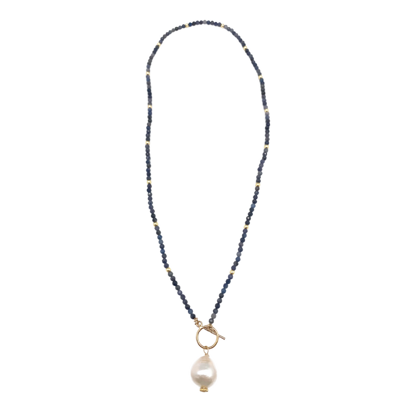 Carol Necklace in Blue Sapphire 