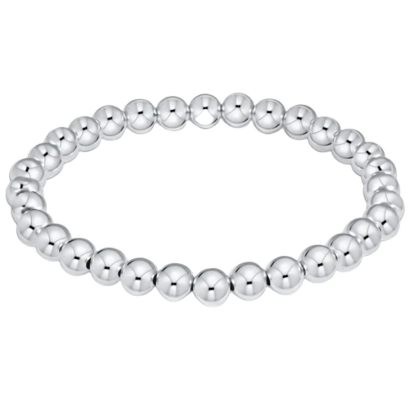 Classic Sterling 6mm Bead Bracelet