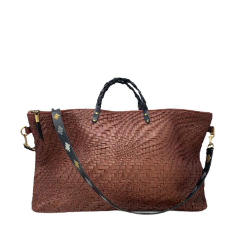 Woodleigh Holdall Weave in Cocoa 