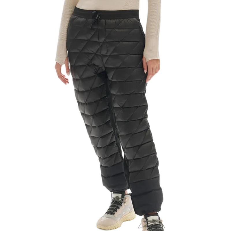 Hybrid Down Sweatpants in Black