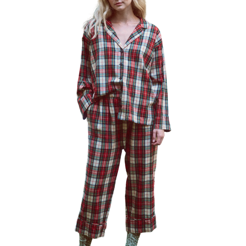 The Pajama Set in Winter Cabin Plaid 