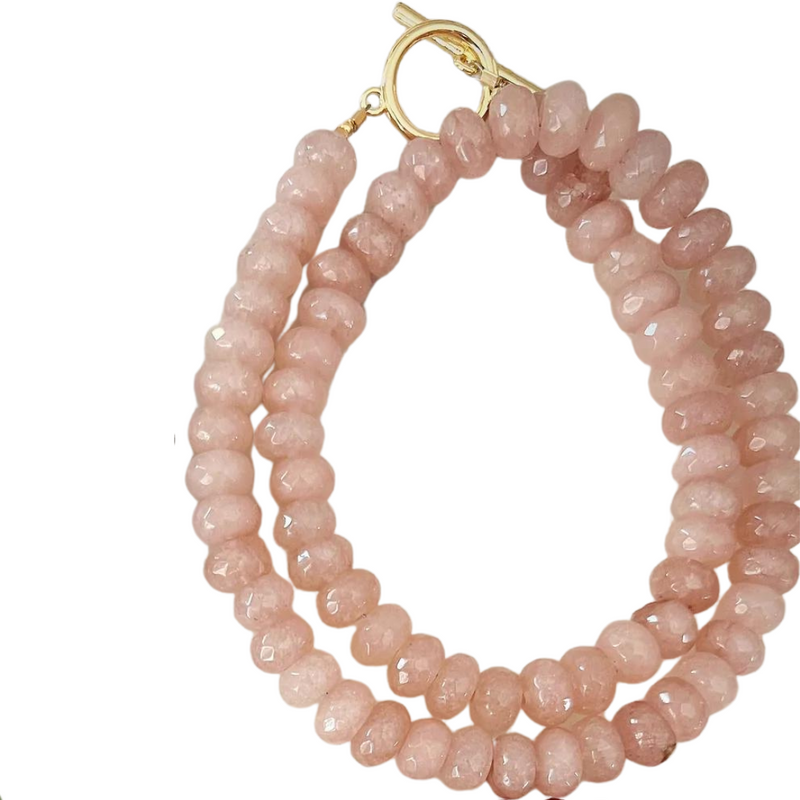 Candice Necklace in Peachy Neutral