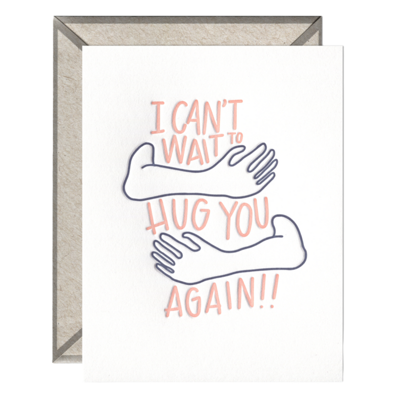 Can't Wait to Hug You Card