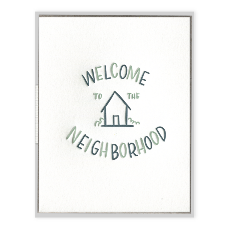 Welcome To The Neighborhood Card