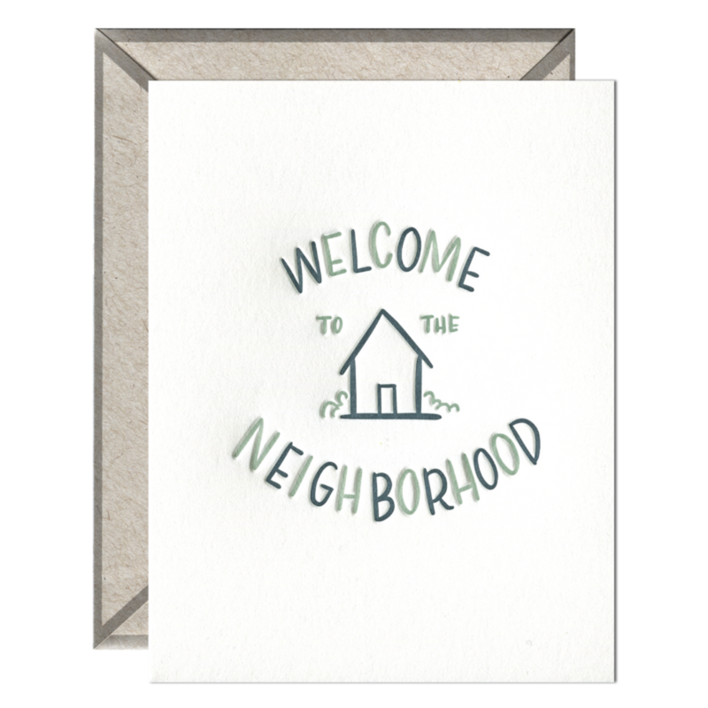 Welcome To The Neighborhood Card