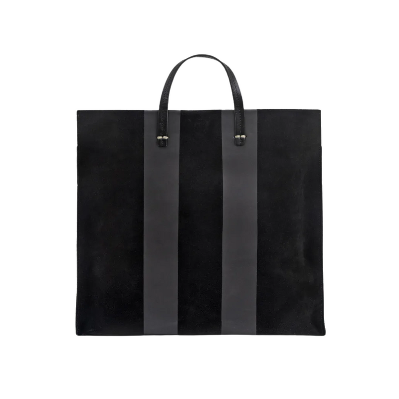 Clare V. Le Zip Sac Bag - Black Croco