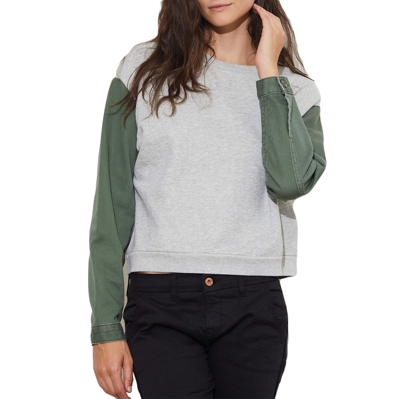 drop shoulder crewneck