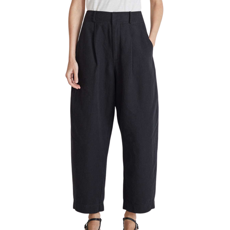 Bari Crop Trouser in Black