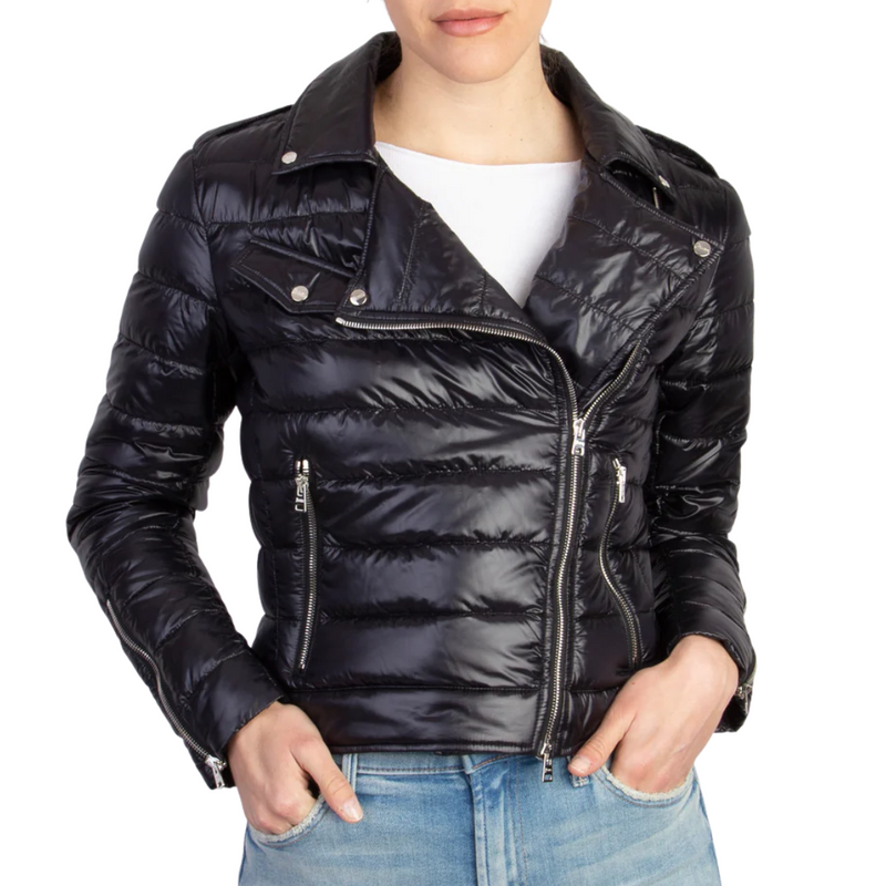 Bomber Jacket In Nylon Ultralight in Black