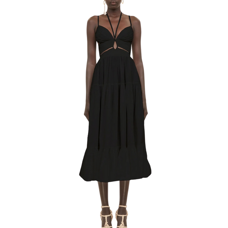 Phoebe Dress in Noir