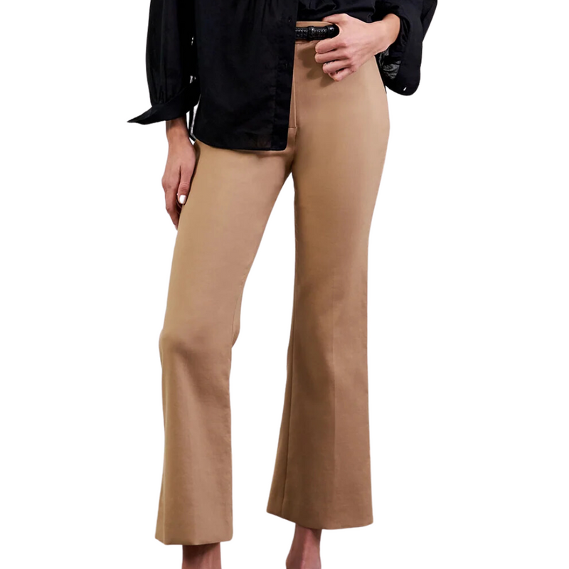 Cropped Corette Pant in Camel