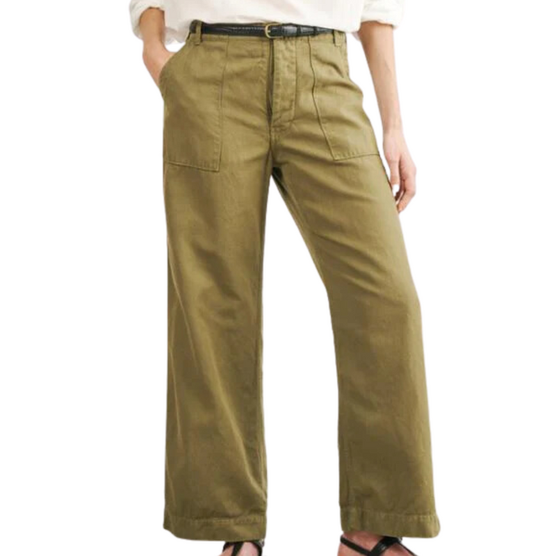 Leon Boy Pants in Olive