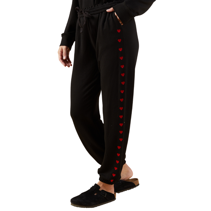 Supersoft Fleece Black Womens Jogger – MONROW