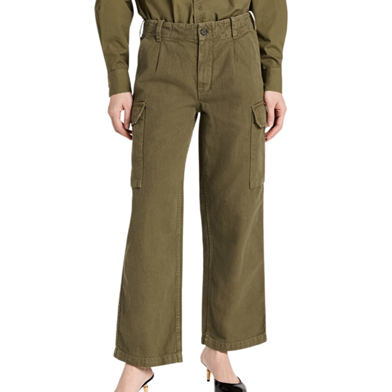 Yannic Cargo Pant in Olive Green