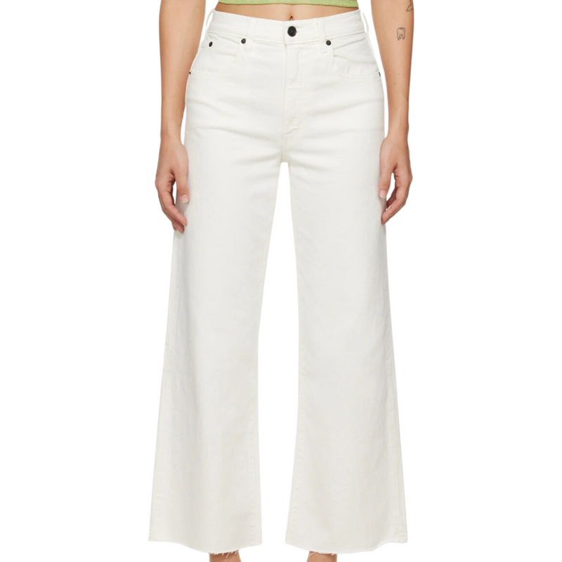 Grace Crop Jeans in White