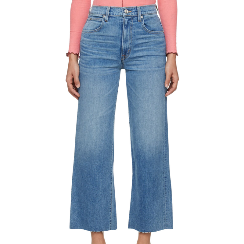 Grace Crop Jeans in Blue Bird