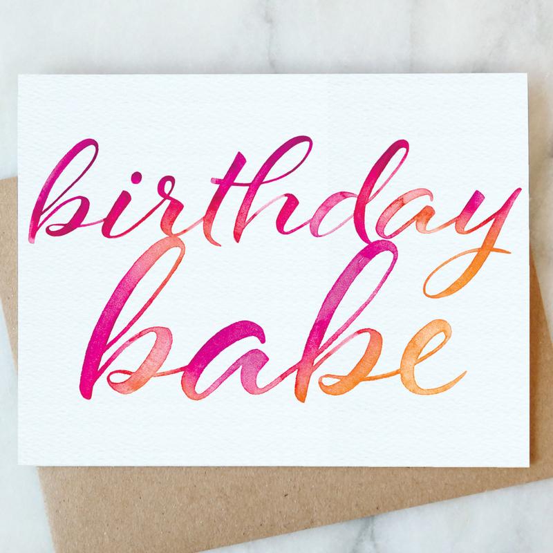 Birthday Babe Card