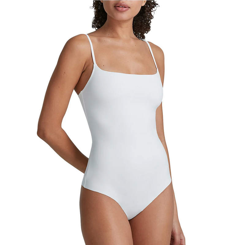 Neoprene Cami Bodysuit in White