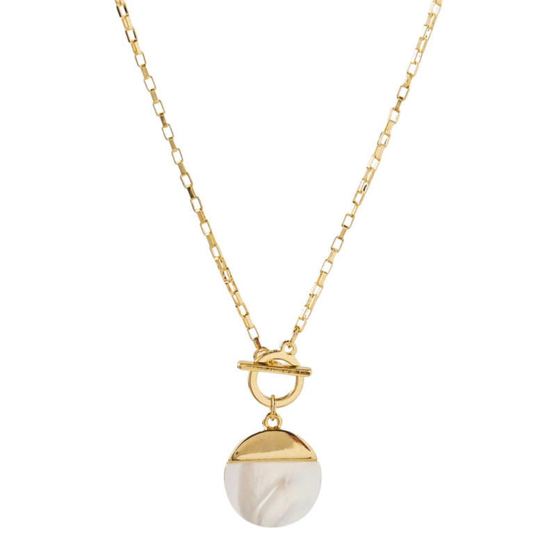 Oasis Toggle Necklace in Gold 