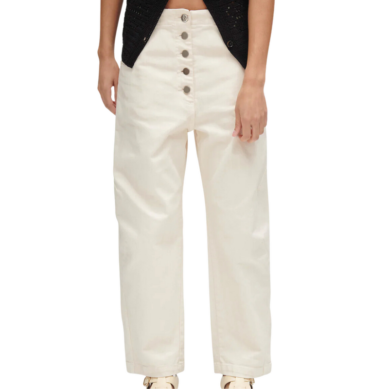 Elkin Pant in Dirty White