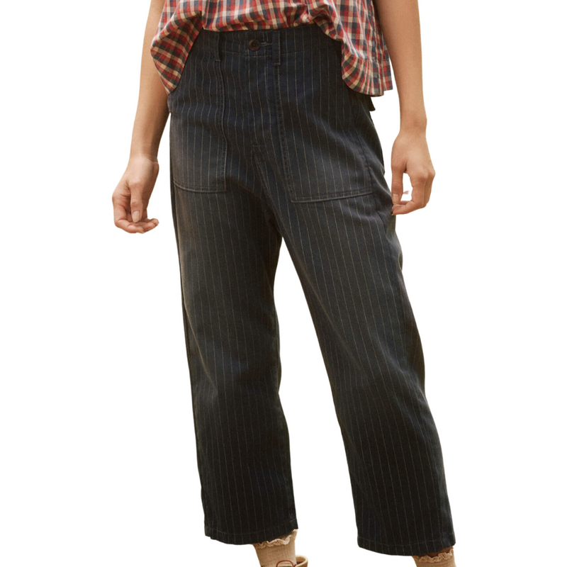 The Ranger Pant in Dark Indigo Pin Stripe