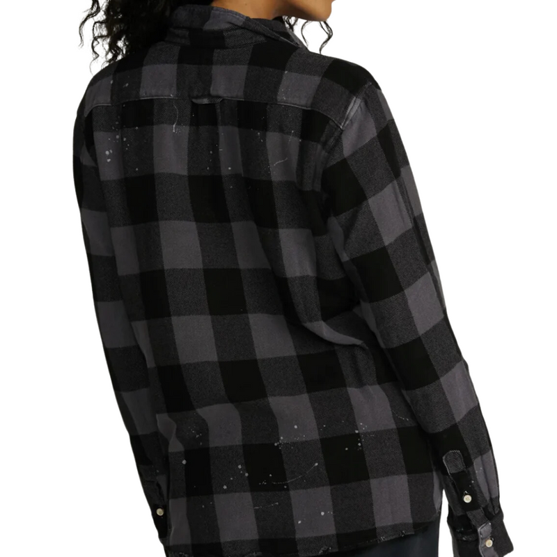 Levi Shirt in Charcoal Check 