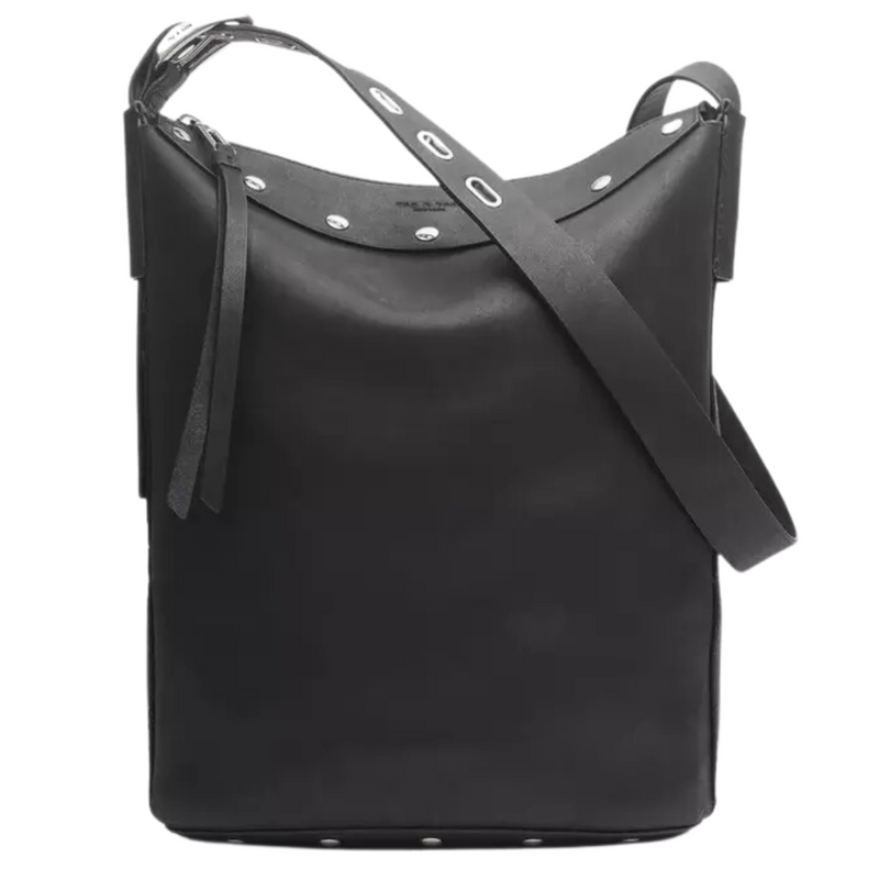 Clare V. Travailler Magazine Tote - Black Nouvelle Look