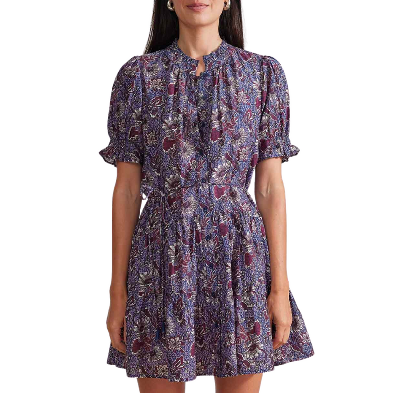 Las Alturas Mini Dress in Dutch Floral