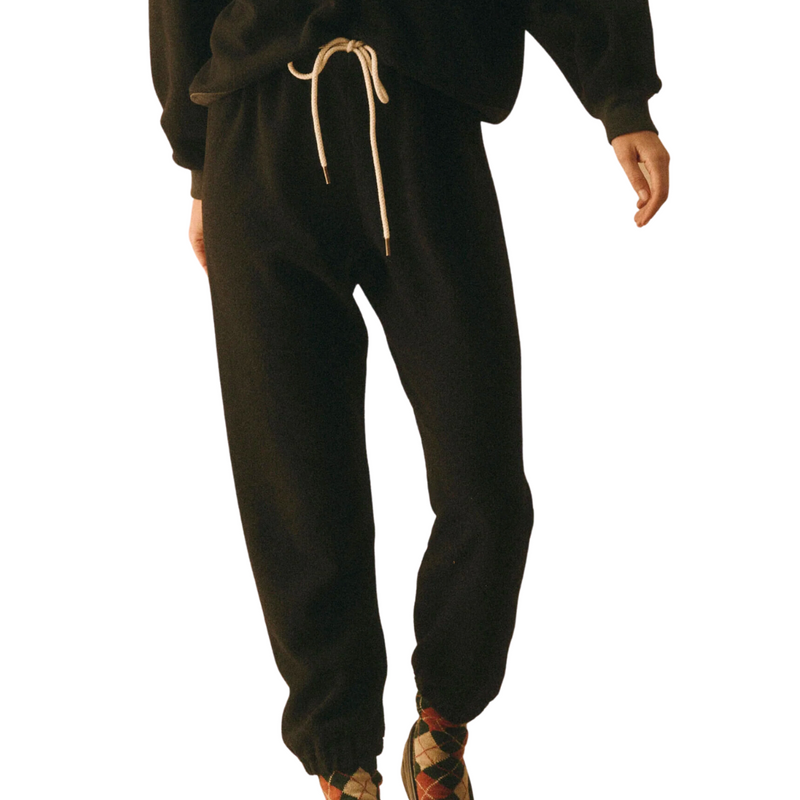 The Fleece Stadium Sweatpant in Almost Black