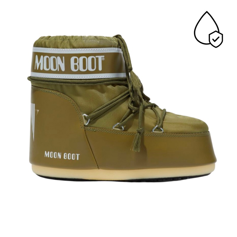 Icon Low Nylon Boots in Khaki