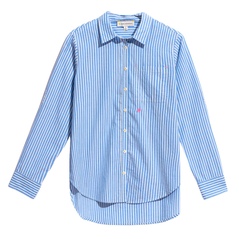 Mia Shirt Stripe in Blue