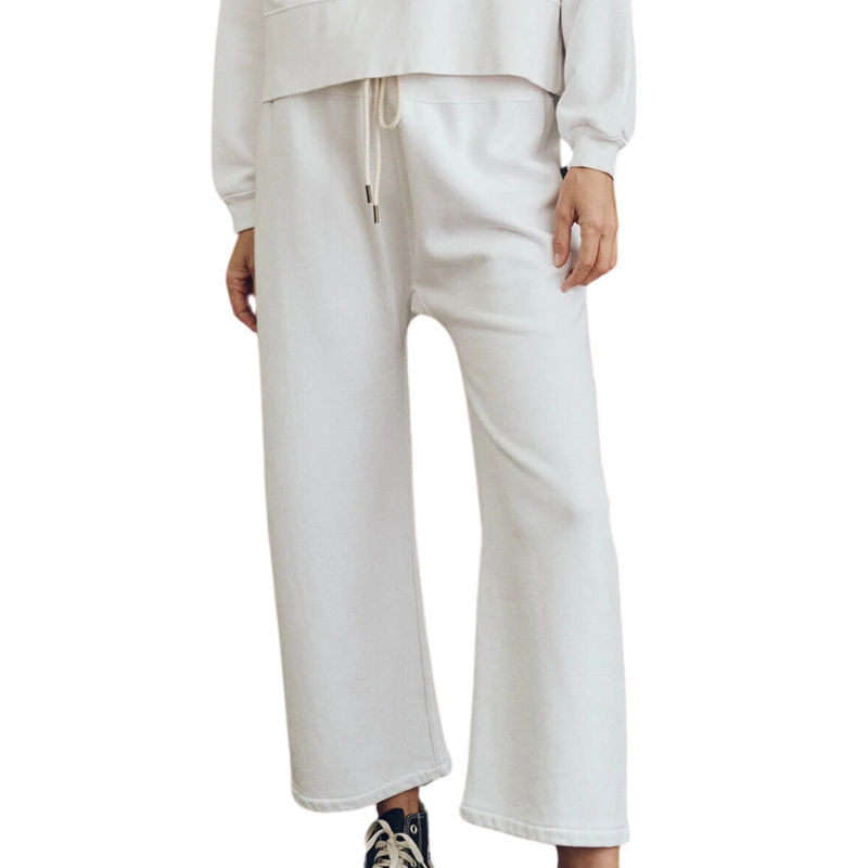 The Relay Sweatpant in True White
