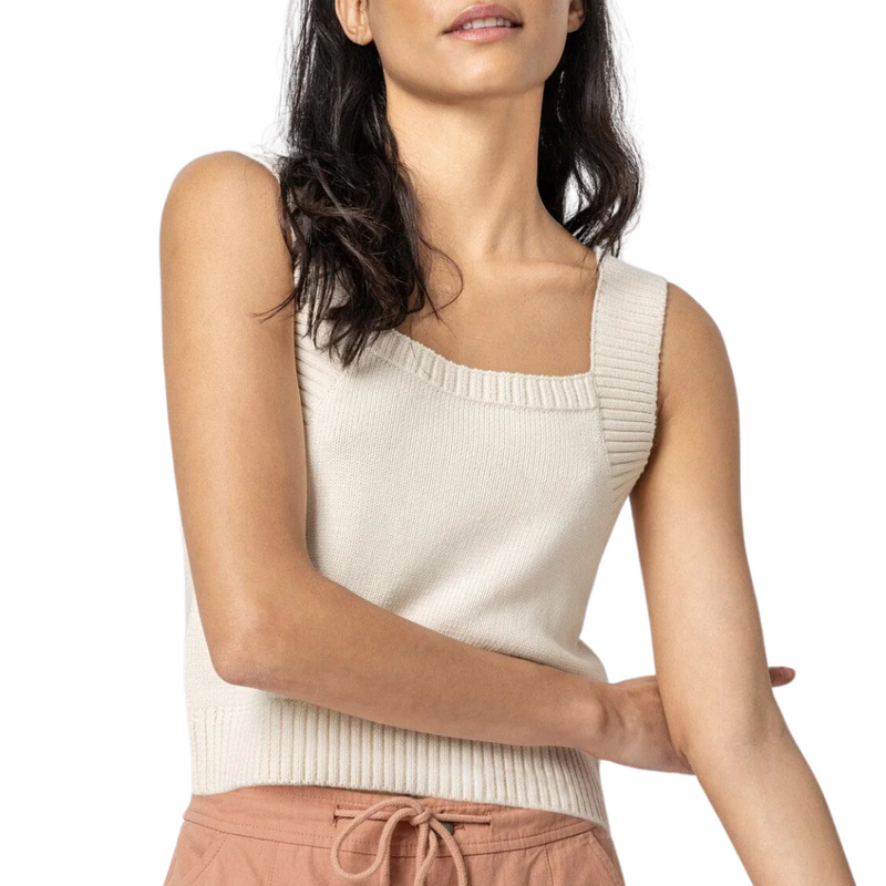 Sweater Tank in Ivory