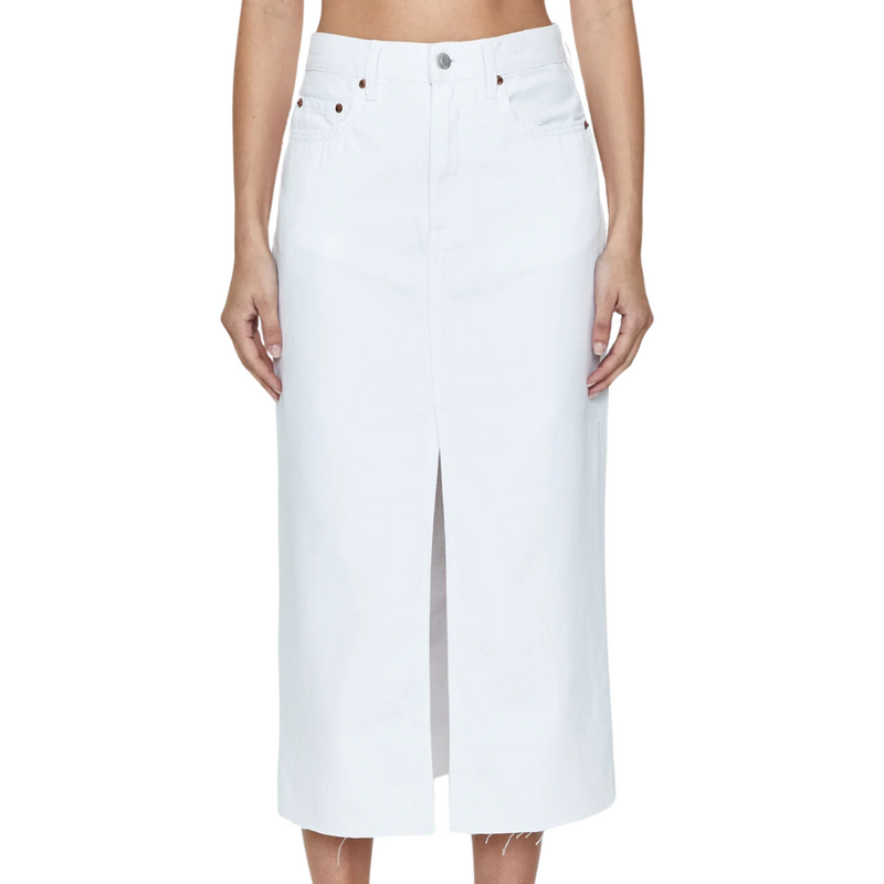 Alice Midi Skirt in White