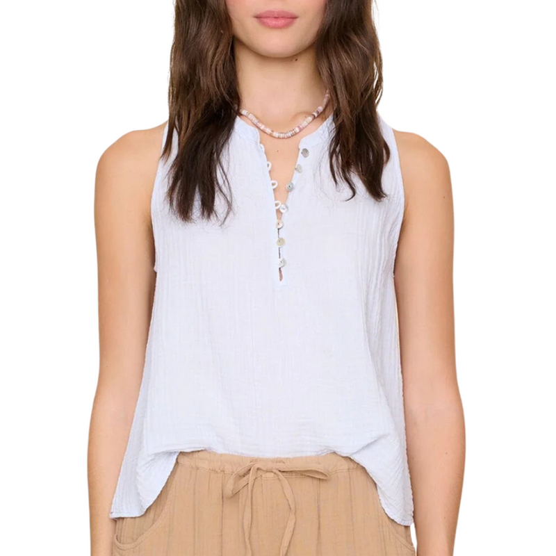 Tish Top in Pale Sky