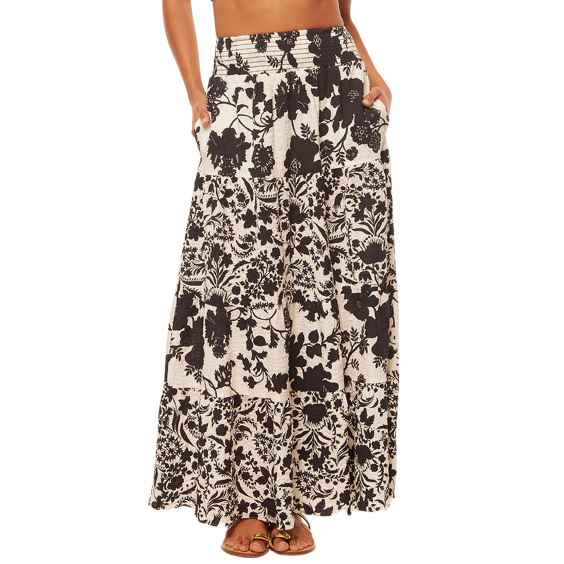 Yelana Skirt in Flora Negra 