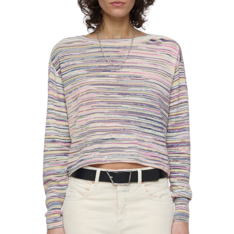 Piqué Longsleeve Shirt in Multi Color