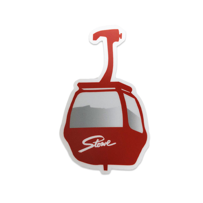 Red Stowe Gondola Sticker