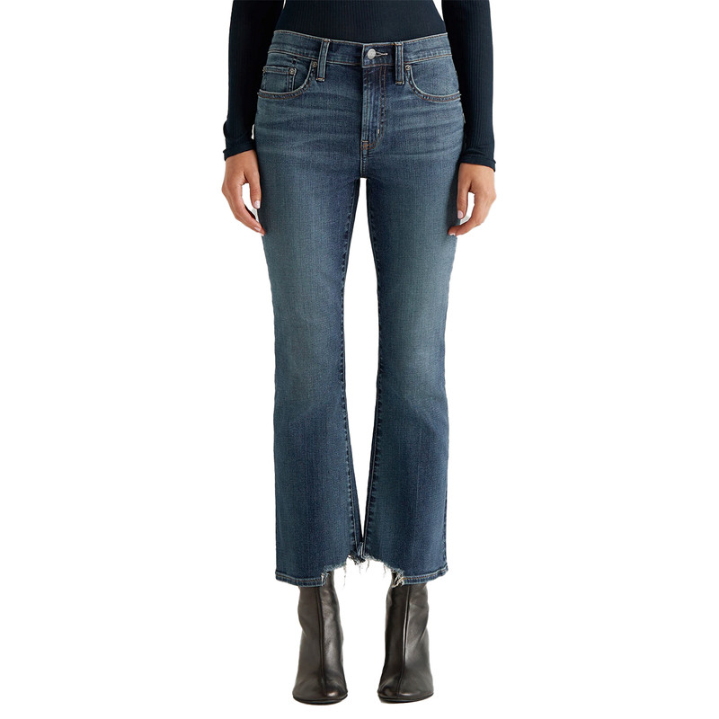 Cassia Cropped Bootcut Jean in Karma