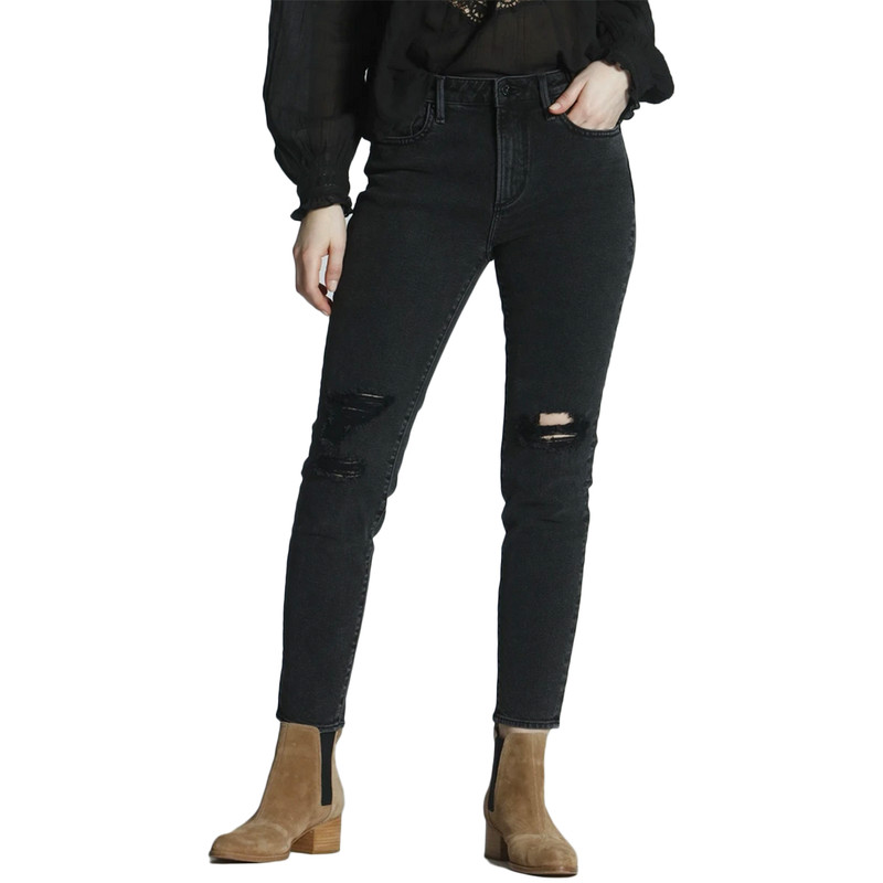 Gizelle Girlfriend Skinny Jean in Blackish