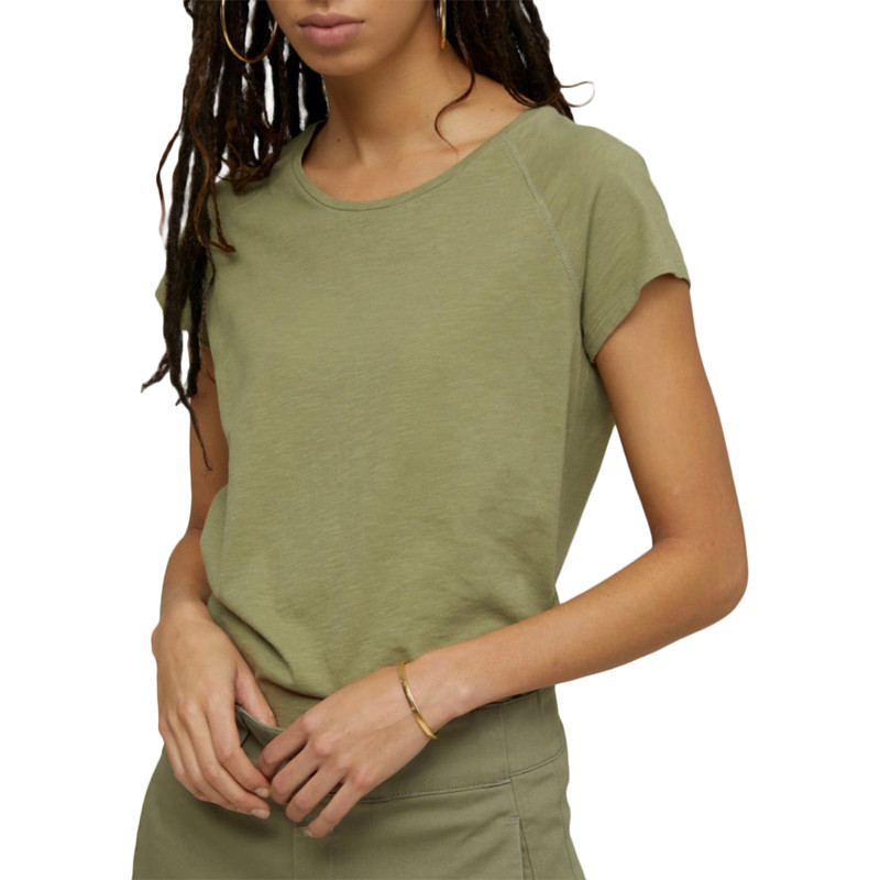 Raglan T-Shirt in Green Umber