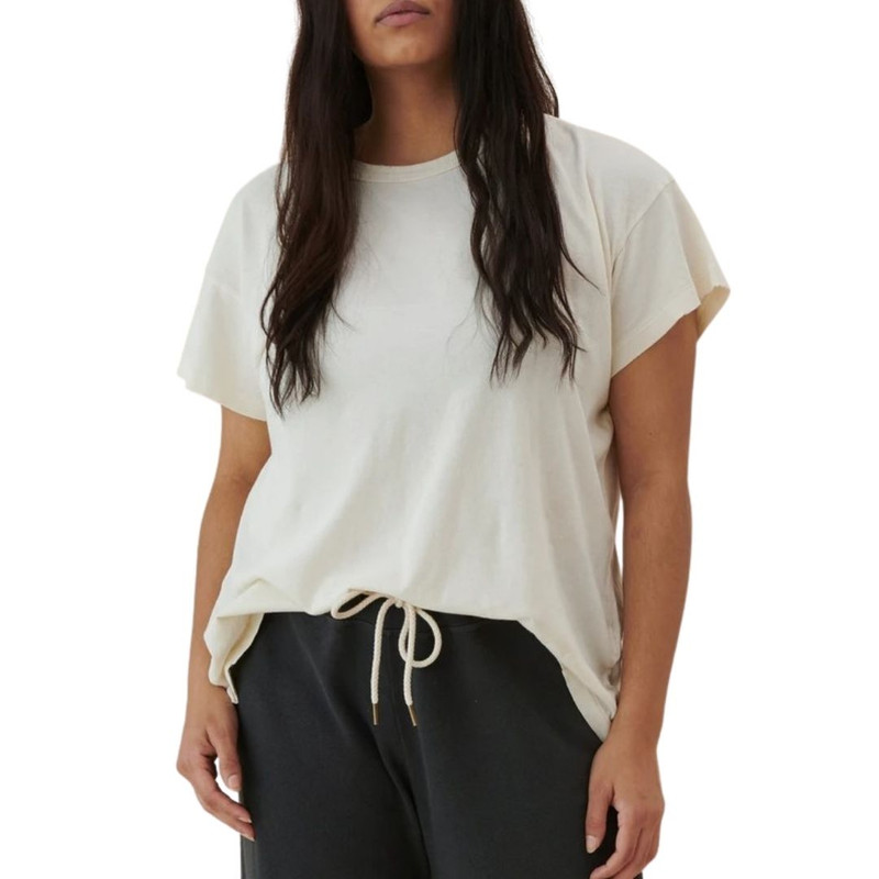 Boxy Tee in Washed White