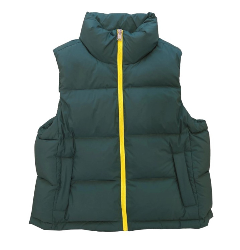 Alpine Puffy Vest in Green